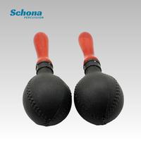 Large 26cm Wood & Plastic Maracas Orff Percussion Hand Shaker for KTV Bar Party Atmosphere Band Accompaniment