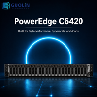 Serveur rack 2U d'occasion, 4 nœuds de calcul, HPC, Big Data, virtualisation, configuration personnalisée, Dell PowerEdge C6420