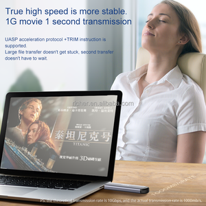 Sehr heißer Verkauf Tragbares transparentes USB3.1 Typ C NVMe M.2 SSD-Gehäuse - Product Image 3