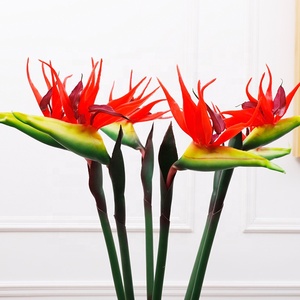 QiHao ดอกไม้ยางเทียมเนื้อสัมผัสเหมือนจริง,<span class=keywords><strong>Strelitzia</strong></span> <span class=keywords><strong>Reginae</strong></span> - Product Image 5