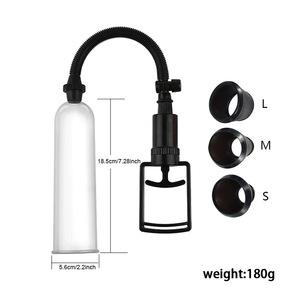Mannelijke volwassenproducten Trekstangvergroter Negatieve drukzuiging Vliegtuigbeker Penis stretching en vergrotingstrainer Seksspeeltjes - Product Image 4