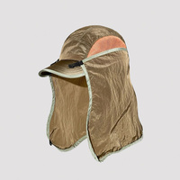 Gorra de Béisbol de Secado Rápido con Protección Solar para Verano, Malla Transpirable, Cubrecuello Extraíble, Sombrero para Deportes al Aire Libre y Senderismo