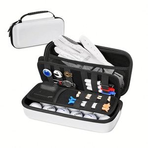 Organisateur de set de golf classique de haute qualité personnalisé avec fermeture à glissière, sac à balles de golf, étui en EVA pour golfeurs unisexes, cadeau - Product Image 2