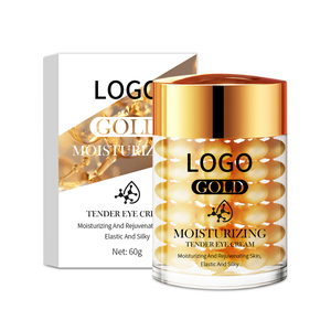 Crema hidratante antiarrugas para ojos de marca privada OEM con ácido hialurónico orgánico que elimina las ojeras y las bolsas debajo de los ojos con niacinamida - Product Image 1