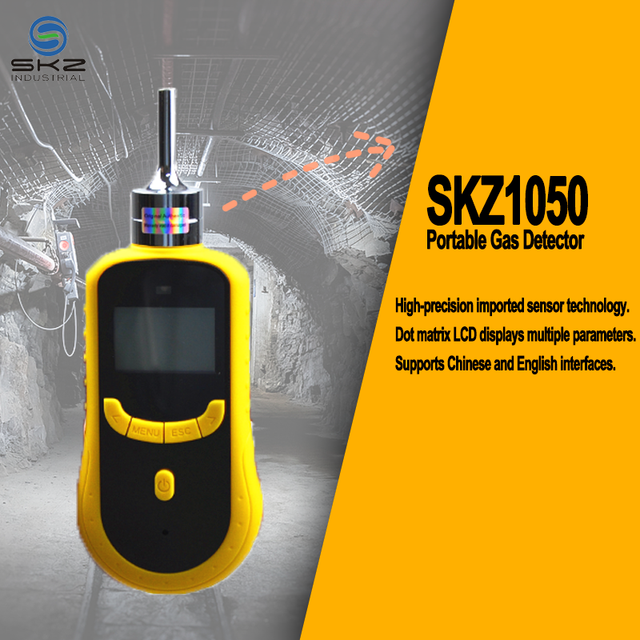 SKZ1050 Portable Type Hydrogen 0-40000ppm Laboratory Instruments Handheld 0-2000\5000ppm Hydrogen Measurement
