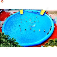 Piscine gonflable ronde géante commerciale de PVC pour la récréation extérieure de parc d'attractions pour des adultes et des enfants