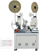 Machine à sertir les bornes des deux côtés du câble d'insertion de bouchon d'étanchéité étanche entièrement automatique