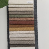 Tissu chenille certifié OEKO-TEX, 100 % polyester, 360 GSM, tissé, durable, uni, pour ameublement, canapé, rideau