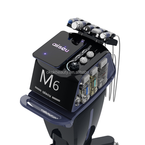 เครื่องผลิตฟองออกซิเจนไฮดรา M6 3.0 รุ่นใหม่ล่าสุด สำหรับดูแลผิวหน้า ฟื้นฟูผิว ทำความสะอาดผิวหน้าอย่างล้ำลึก อุปกรณ์เสริมความงามแบบสปา 6 in 1 - Product Image 2