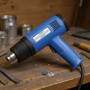 Pistola de Calor Fervi para Raspar Pintura, 1500W, Doble Temperatura, Herramienta de Grado Industrial para Remover Pintura - Product Image 3