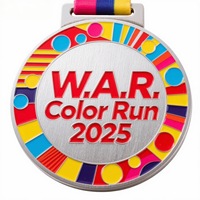 Médaille de sport 2026 Marathon Hengshun, Médaille en métal, Médaille de course amusante, Trophée