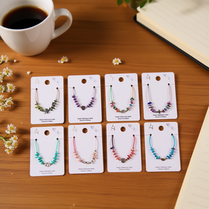 Pulsera de cuentas de acero inoxidable, 8 colores, joyería hecha a mano, regalo para mujeres y niñas, accesorios de moda - Product Image 3