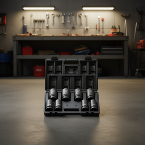 Jeu de douilles à chocs Vevor 8 pièces 1/2 pouce, acier chrome vanadium, kit d'outils hexagonaux pour usage industriel - Product Image 2