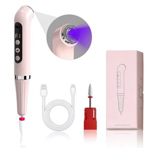 Cordless <b>Nail</b> Drill, 15000 RPM Electric <b>Nail</b> Drill Machine with <b>Nail</b> Lamp, Portable Kit for Acrylic Gel <b>Nails</b> - Product Image 1