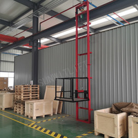Plateforme élévatrice verticale à rail CE 500 kg 1000 kg à livraison rapide, élévateur de fret hydraulique fixe pour intérieur et extérieur