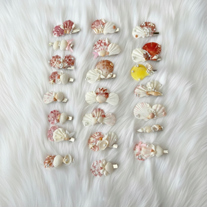 Pince à cheveux coquillage faite à la main au Vietnam accessoire naturel pour un style de boutique de mode écologique et des cadeaux durables uniques - Product Image 1