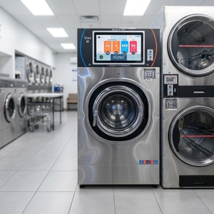 Lave-<span class=keywords><strong>linge</strong></span> séchant tout-en-un <span class=keywords><strong>17kg</strong></span> 22kg 27kg 33kg avec système de télécommande, machine à laver commerciale, lave-<span class=keywords><strong>linge</strong></span> séchant combiné - Product Image 2