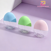 Flacon pulvérisateur portable rechargeable en PET transparent de 30 ml, ovale et coloré, pour emballage de gouttes oculaires