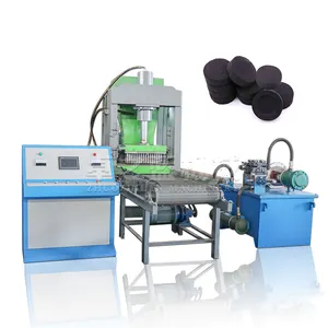 Widely use bbq sawdust briquette machine/ bamboo charcoal briquette punching molding machine