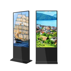 digitale beschilderung lcd-bildschirm werbung doppelseitiger lcd digitale beschilderung lcd-schildschild digitaler kiosk