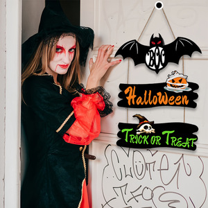 Panel Decorativo de Madera Personalizado para Halloween con Diseño de Araña y Fantasma, Ideal para Decoración de Patio, Hogar, Fiestas y Festividades - Product Image 5