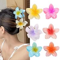 Mode été fleur pince à cheveux requin épingle à cheveux Barrettes élastique pour queue de cheval plage tête accessoires femmes filles pince à cheveux