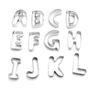 Moules à biscuits exclusifs pour ventes transfrontalières, grands moules à biscuits en forme de lettres anglaises (26 lettres), 24 pièces, pour gâteaux d'anniversaire et biscuits DIY - Product Image 4