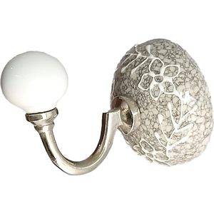 PARIJAT Handicraft Ceramic <b>Wall</b> <b>Hook</b> Hanger Hand Painted Multi-Color <b>Key</b> Holder Hat/Clothes Hangings Bathroom Hardware (Model - Product Image 4