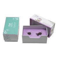 Base de couvercle en carton recyclable personnalisée écologique très vendue conception populaire pour les chaussettes emballage cadeau avec logo