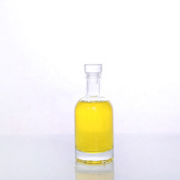 Bouteilles en verre transparent épaissi, bouteilles individuelles pour spiritueux et liqueurs, bouteilles scellées pour la conservation du vin domestique