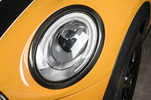 EPR para 2013 en adelante F55 F56 F57 Mini Cooper embellecedor de faro 2 uds accesorios de coche de carbono seco - Product Image 5