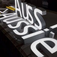 Pabrik Papan Tanda LED Luar Ruangan - Papan Tanda Bisnis dengan Penerangan Depan untuk Toko Ritel, Logo 3D Custom, Dekorasi Huruf Bisnis