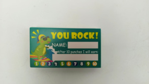 Récompense <span class=keywords><strong>de</strong></span> <span class=keywords><strong>fidélité</strong></span> personnalisée, <span class=keywords><strong>carte</strong></span> <span class=keywords><strong>de</strong></span> poinçon, jouets éducatifs pour enfants - Product Image 4