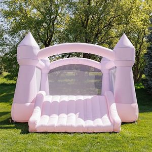 Château gonflable blanc pour fêtes en plein air, mariage, château gonflable avec toboggan pour <span class=keywords><strong>location</strong></span> de châteaux gonflables - Product Image 5