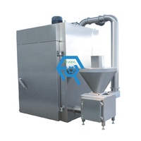 Viande chaude et froide fumée Machine poêle fumée à vapeur Four poisson Poulet tofu séché fumoir