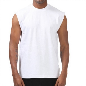 SAVOW FIGHT WEAR Débardeur Décontracté Homme en Coton Lourd 100% Respirant à Col Rond Imprimé Sérigraphié pour l'Été - Product Image 1