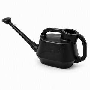 Arrosoir moderne <span class=keywords><strong>en</strong></span> plastique noir 4,5L 6L 8L avec double poignée et bec long amovible <span class=keywords><strong>en</strong></span> forme de rose pour l'arrosage des plantes de jardin, intérieur et extérieur - Product Image 2