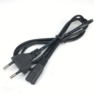 Kabel Daya EU ke C7 Kabel Daya Eropa 2 Pin 4.0mm Steker AC Konektor IEC C8 Kabel Listrik Tipe Suplai 1.5m untuk Pemanas - Product Image 2