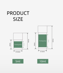 Üretici Stoğu 5ml 10ml Şişeler Özelleştirilebilir Penisilin Şişesi Uçucu Yağ Numune Şişesi Seyahat Paketleme Şişesi - Product Image 6