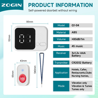 Système d'Appel d'Urgence Sans Fil pour Personnes Âgées, Bouton Anti-Panique Intelligent, Alarme d'Hôpital, Restaurant, SOS, Pager d'Infirmière - Vente en Gros Usine