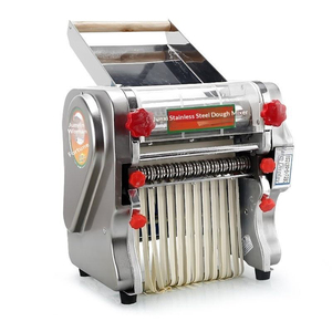 เครื่องทำเส้นพาสต้าไฟฟ้าสแตนเลสเชิงพาณิชย์ 220V เครื่องกดแป้งอัตโนมัติสำหรับร้านอาหารร้านก๋วยเตี๋ยว - Product Image 1