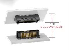 Conector SMD de placa a placa Samtec LSEM‑120‑03.0‑L‑DV‑A‑N‑K‑TR Razor‑Beam, paso de 0.8mm, 40 pines, altura de apilamiento de 3.0mm, autoenganchable - Product Image 5