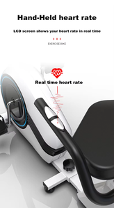 Vélo couché en acier d'équipement de gymnastique à la maison magnétique horizontale de 8 vitesses pour le vélo paresseux de réadaptation d'exercice - Product Image 5
