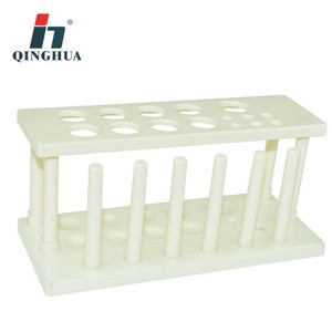 Soporte para tubos de ensayo de 9 orificios Qinghua J02306, soporte multifuncional de plástico para tubos de ensayo para laboratorios de química de escuelas secundarias, enseñanza - Product Image 5