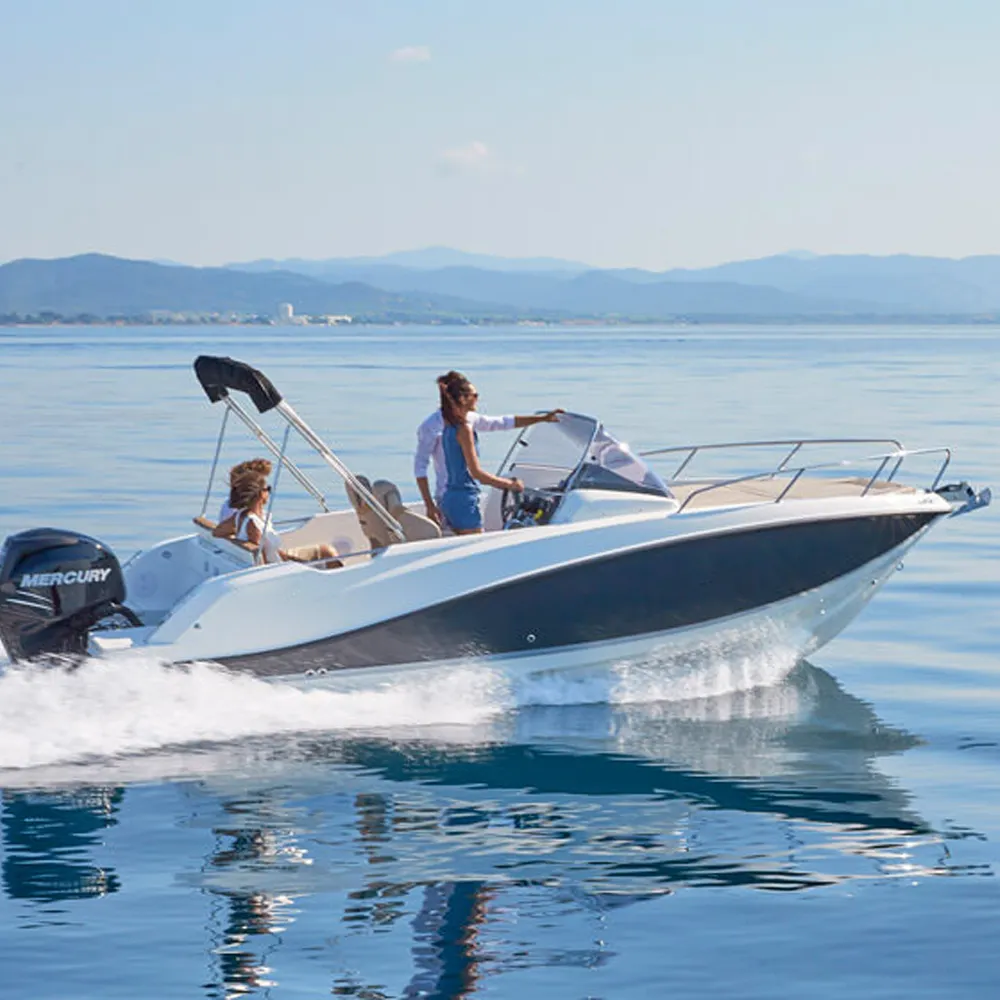 2022 yeni tasarım eğlence yat lüks tekne kabin Cruiser spor tekne Sundeck