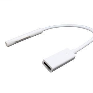 20cm 15V 3A sạc nhanh USB Type-C nữ cung cấp điện cho <span class=keywords><strong>Microsoft</strong></span> bề mặt <span class=keywords><strong>Pro</strong></span> <span class=keywords><strong>4</strong></span> 5 6 đi máy tính bảng PD Sạc <span class=keywords><strong>Adapter</strong></span> cáp DC - Product Image 3