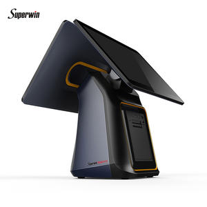 Sistema <span class=keywords><strong>POS</strong></span> All-in-One S58 con Scanner di Codici a Barre G3, Supporto per <span class=keywords><strong>Tablet</strong></span>, Cavo, Doppio Schermo, Terminale NFC, Macchina <span class=keywords><strong>POS</strong></span> - Product Image 2