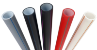 Tube de conduit en PEHD à âme en silicone, lubrifié à vie, pour la protection des câbles de télécommunications optiques souterrains
