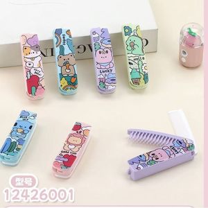 Peine de maquillaje de dibujos animados, peine de viaje portátil de resina grande para la población en general - Product Image 2