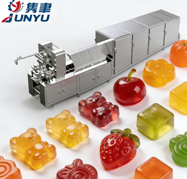 New Automatic Children Multivitamin Gummies Gummy Forming  Production Line PLC-controlled Multifunctional Food Factory Equipment